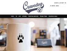 Tablet Screenshot of cravedog.com
